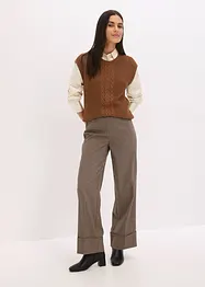 Gilet in maglia in misto lana, bonprix