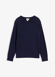Maglione in filato fine di puro cotone, bonprix