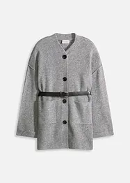 Maxi cardigan con cintura, bonprix