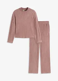 Tuta da casa oversize in morbida maglia a coste, bonprix