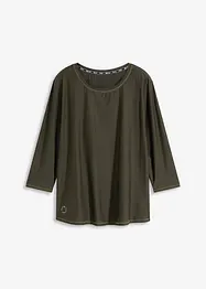 Maglia tecnica utra-morbida ad asciugatura rapida con maniche a 3/4, bonprix