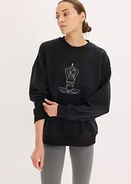 Felpa sportiva termica oversize, ad asciugatura rapida, bonprix