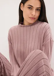 Tuta da casa oversize in morbida maglia a coste, bonprix