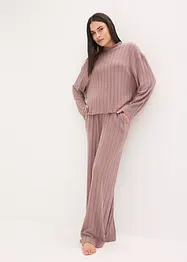Tuta da casa oversize in morbida maglia a coste, bonprix