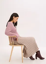 Cardigan corto con filato glitterato in misto lana, bonprix