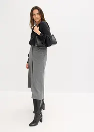 Blusa di satin con finiture in pizzo, bonprix