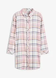 Camicia da notte in flanella con bottoni, bonprix