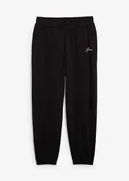 Pantaloni da jogging in puro cotone, loose fit, bonprix