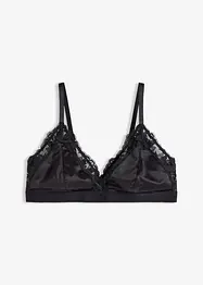 Bralette in materiale lucido, bonprix