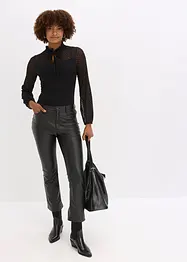 Pantaloni in similpelle, bonprix