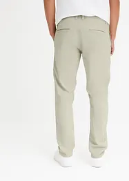 Pantaloni chino elasticizzati con cotone biologico relaxed fit, straight, bonprix
