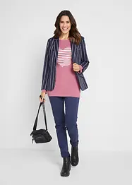 Maglia in cotone stampata a maniche lunghe, bonprix