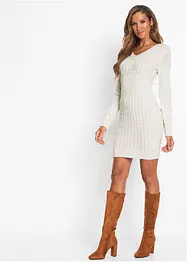 Abito in maglia a trecce, bonprix