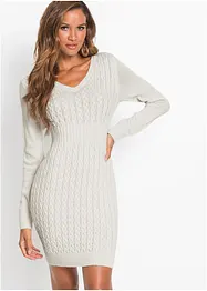 Abito in maglia a trecce, bonprix
