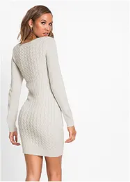 Abito in maglia a trecce, bonprix