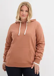 Felpa con cappuccio in puro cotone biologico, bonprix