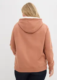 Felpa con cappuccio in puro cotone biologico, bonprix