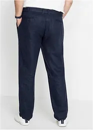 Pantaloni in lino con cinta comoda regular fit, straight, bonprix