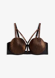 Reggiseno a balconcino in tessuto glitterato, bonprix
