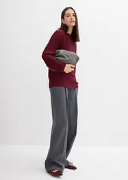 Maglia a maniche lunghe con effetto strutturato, bonprix