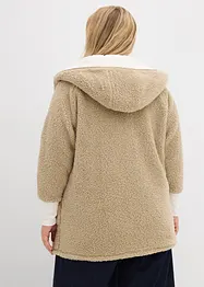 Giacca in pile teddy, bonprix