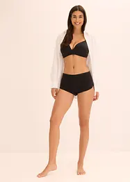 Boxer da donna aderenti con cotone (pacco da 3), bonprix