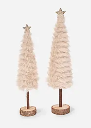 Abeti decorativi (set 2 pezzi), bonprix