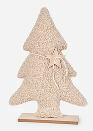 Abete decorativo con tessuto teddy, bonprix