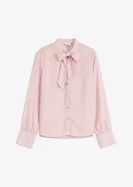Camicetta di chiffon con fiocco staccabile, bonprix