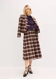 Camicetta di chiffon con fiocco staccabile, bonprix