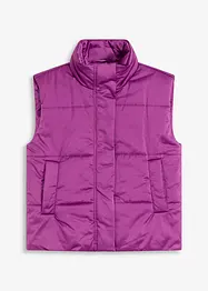 Gilet trapuntato leggermente lucido, bonprix