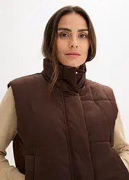 Gilet trapuntato leggermente lucido, bonprix