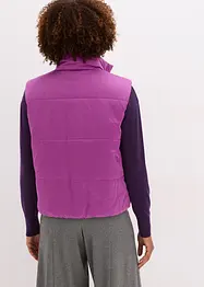 Gilet trapuntato leggermente lucido, bonprix