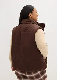 Gilet trapuntato leggermente lucido, bonprix