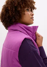 Gilet trapuntato leggermente lucido, bonprix