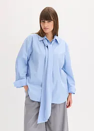 Camicetta con fiocco in puro cotone, bonprix