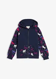 Felpa con zip, bonprix