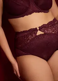 Panty a vita alta in pizzo delicato, bonprix