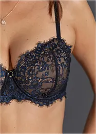 Reggiseno a balconcino in pizzo cigliato delicato, bonprix