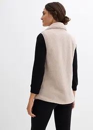 Gilet prémaman 3 in 1 in soffice teddy con inserto babywearing, bonprix