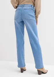 Jeans straight, vita media, bonprix