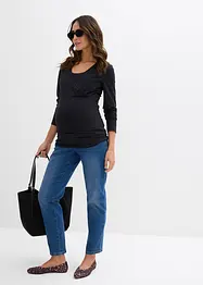Maglia prémaman / da allattamento 2 in 1 in puro cotone biologico (pacco da 2), bonprix