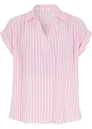 Blusa a maniche corte in viscosa fluente, bonprix