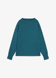 Felpa overzize effetto neoprene, bonprix