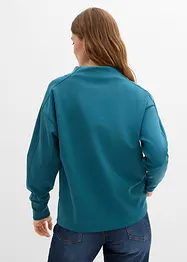 Felpa overzize effetto neoprene, bonprix