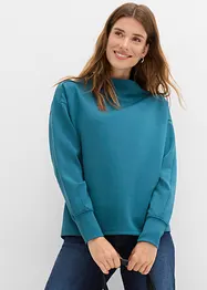 Felpa overzize effetto neoprene, bonprix