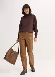 Felpa overzize effetto neoprene, bonprix