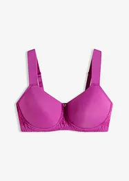 Reggiseno senza ferretto con coppe preformate e spalline imbottite, bonprix