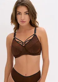 Reggiseno minimizer in tessuto glitterato, bonprix