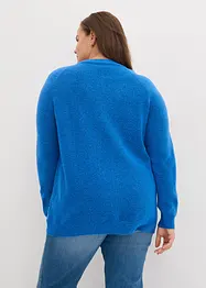 Maglione oversize con scollo a V, bonprix